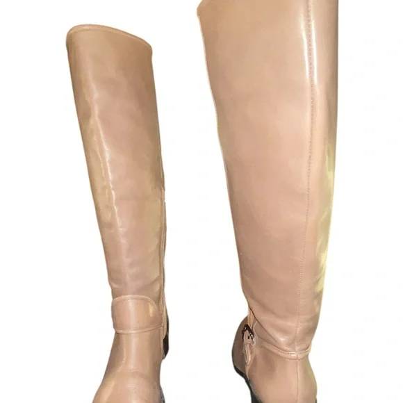 Coach Cecilia leather knee-high riding boots size 7.5 B equestrian - Picture 6 of 16